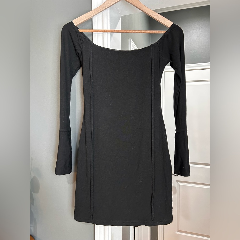 Princess Polly Elegant Black Mini Dress